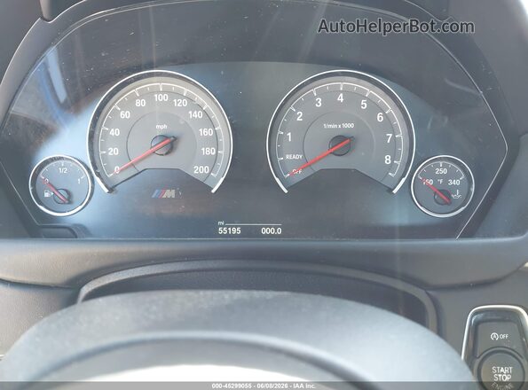 WBS8M9C52J5J79447 2018 BMW M3 Blue Vista de los asientos traseros