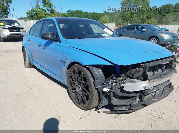 WBS8M9C52J5J79447 2018 BMW M3 Blue 