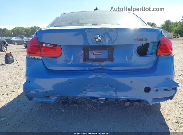WBS8M9C52J5J79447 2018 BMW M3 Blue 