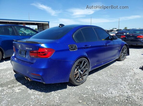WBS8M9C56J5K99607 2018 BMW M3 Blue უკანა მარჯვენა