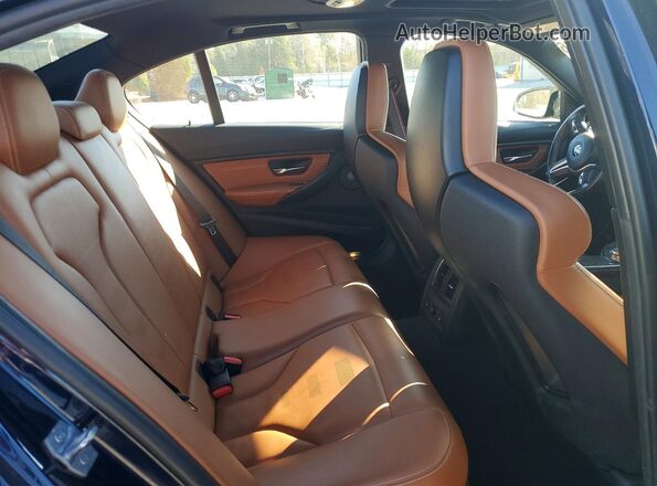 WBS8M9C57J5K98983 2018 BMW M3 Blue Հետևի նստատեղերի տեսք