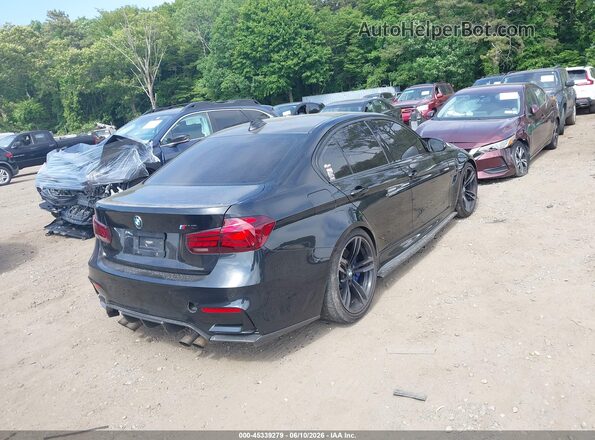 WBS8M9C57J5L01218 2018 BMW M3 Black Rear right