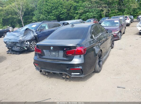 WBS8M9C57J5L01218 2018 BMW M3 Black 