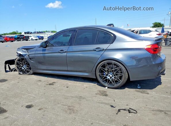 WBS8M9C59J5J79008 2018 BMW M3 Gray Tył lewy