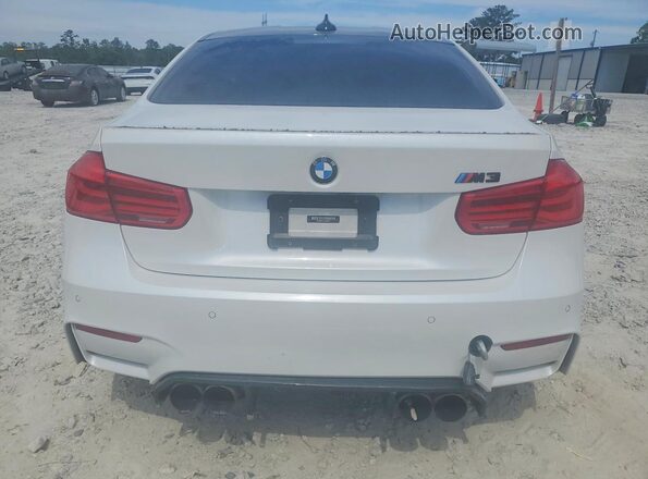 WBS8M9C59J5K98449 2018 BMW M3 White Вид ззаду