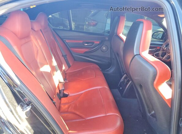 WBS8M9C5XJ5J79082 2018 BMW M3 Black Vista de los asientos traseros