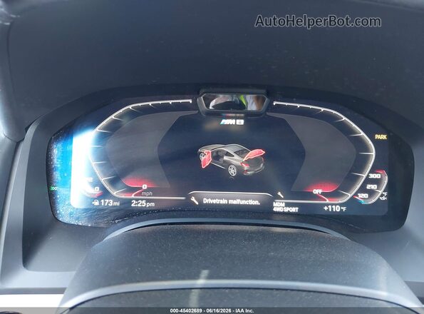 WBSAE0C02PCM46038 2023 BMW M8 Blue Հետևի նստատեղերի տեսք