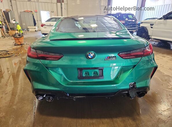 WBSAE0C07RCP11135 2024 BMW M8 Green Rear view