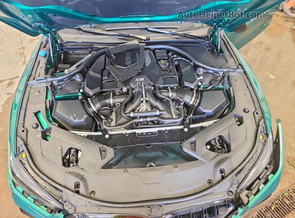 WBSAE0C07RCP11135 2024 BMW M8 Green Rear interior view