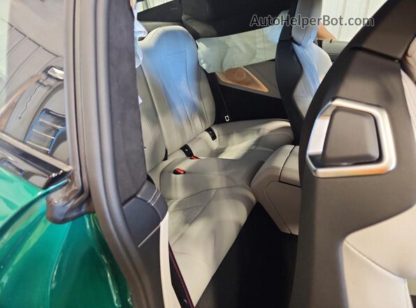 WBSAE0C07RCP11135 2024 BMW M8 Green Rear seats view