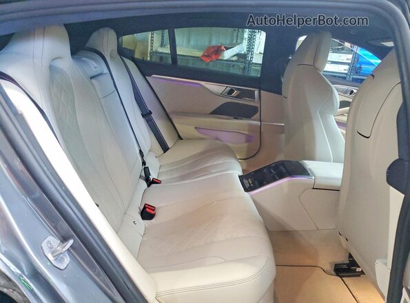 WBSGV0C01RCS01101 2024 BMW M8 Gray Rear seats view