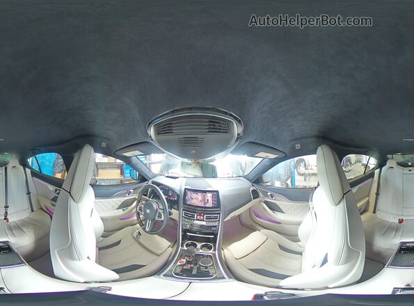 WBSGV0C01RCS01101 2024 BMW M8 Gray VIN sticker view