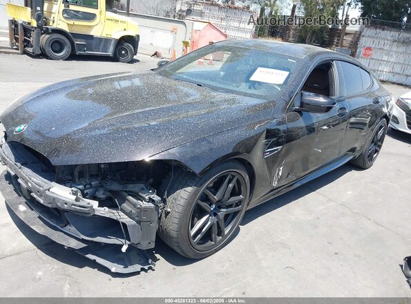 WBSGV0C06LCD56270 2020 BMW M8 Black წინა მარცხენა ხედი სამი მეოთხედიდან