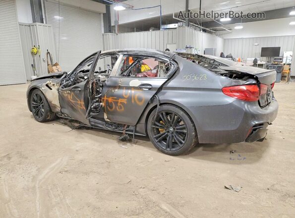 WBSJF0C09LCE86479 2020 BMW M5 Gray Հետևի ձախ