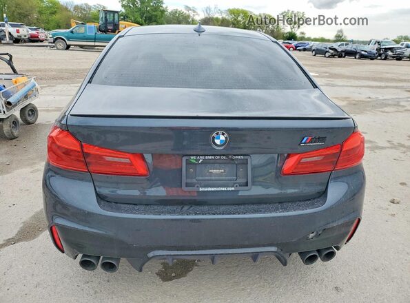 WBSJF0C55KB448566 2019 BMW M5 Black უკანა ხედი