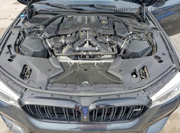 WBSJF0C55KB448566 2019 BMW M5 Black უკანა სალონის ხედი