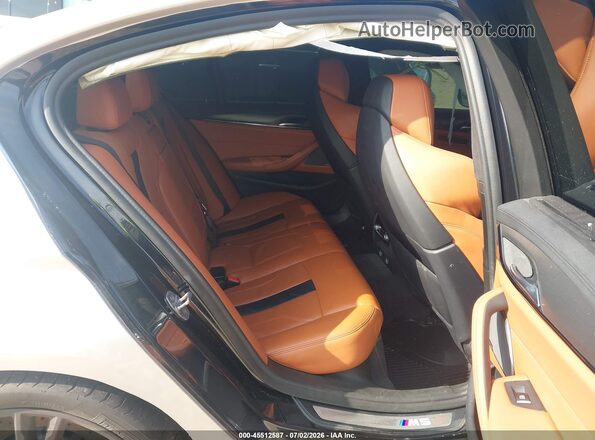 WBSJF0C56KB448186 2019 BMW M5 Silver Vista de la etiqueta del VIN