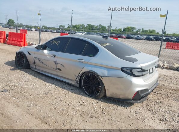 WBSJF0C56KB448186 2019 BMW M5 Silver Trasero izquierdo