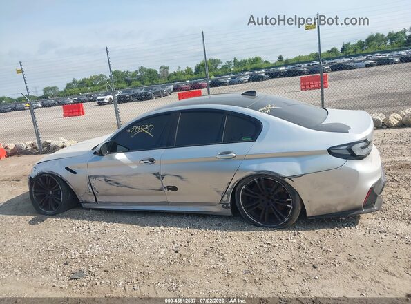 WBSJF0C56KB448186 2019 BMW M5 Silver Vista interior de 360 grados