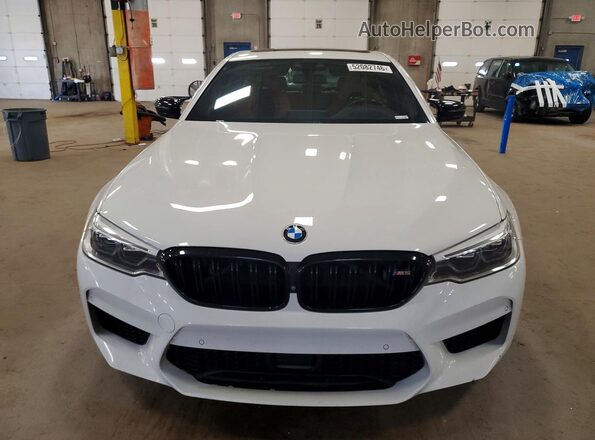 WBSJF0C57KB285807 2019 BMW M5 White Vista frontal