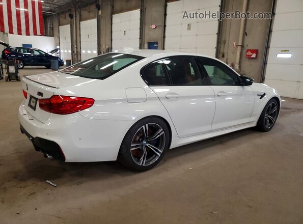 WBSJF0C57KB285807 2019 BMW M5 White Trasero derecho