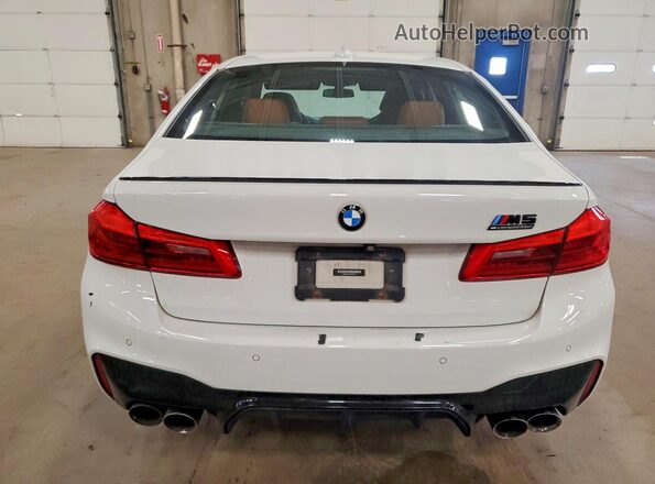 WBSJF0C57KB285807 2019 BMW M5 White Vista trasera