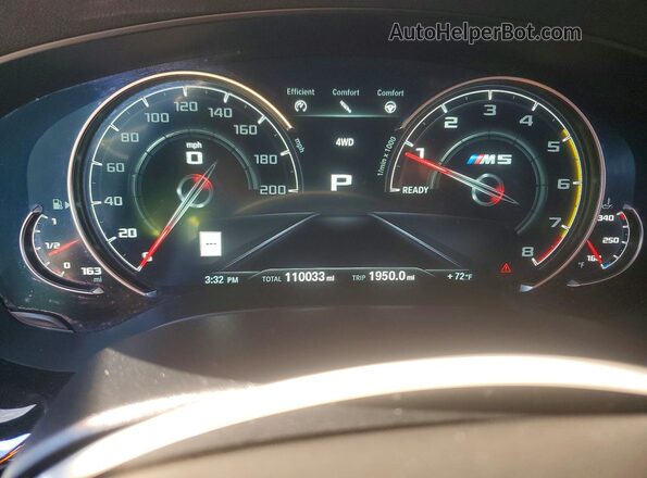 WBSJF0C58KB285914 2019 BMW M5 Black 