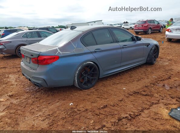 WBSJF0C59JB283152 2018 BMW M5 Blue Rear right