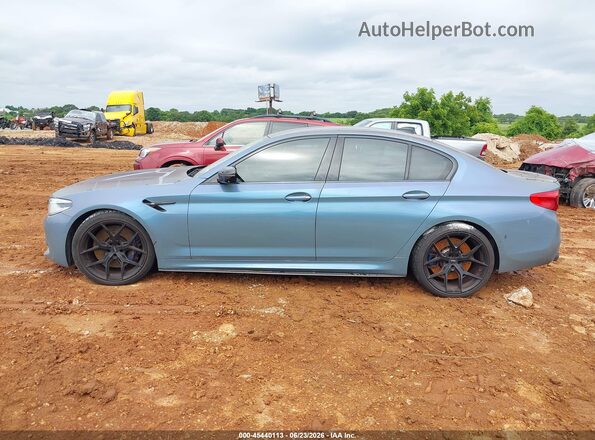 WBSJF0C59JB283152 2018 BMW M5 Blue 360 interior view