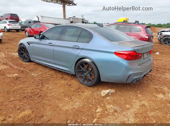 WBSJF0C59JB283152 2018 BMW M5 Blue Rear left