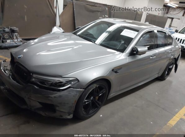 WBSJF0C59JB283636 2018 BMW M5 Серый Передняя левая четверть