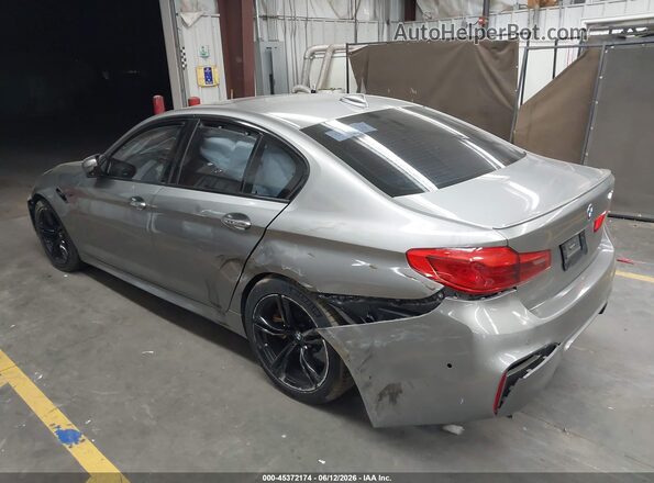WBSJF0C59JB283636 2018 BMW M5 Серый Задняя левая четверть