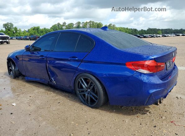 WBSJF0C59KB447789 2019 BMW M5 Blue უკანა მარცხენა