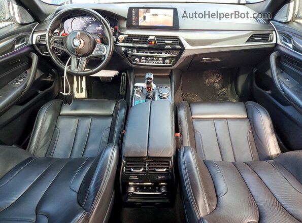 WBSJF0C59KB447789 2019 BMW M5 Blue წინა პანელის ხედი