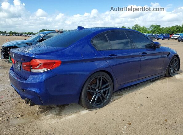 WBSJF0C59KB447789 2019 BMW M5 Blue უკანა მარჯვენა