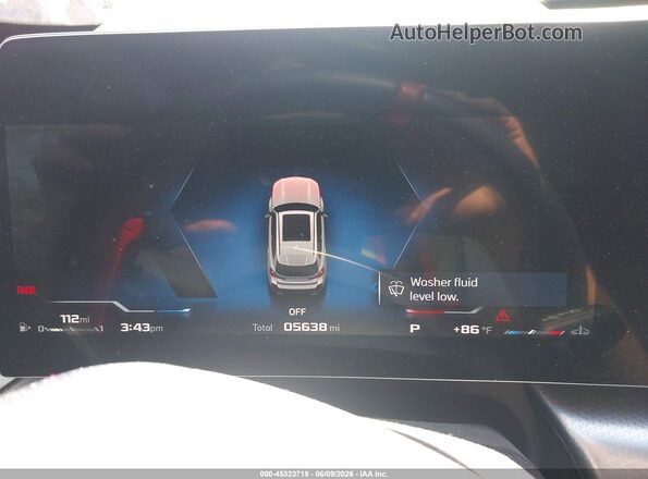 WBX13EF08S5341820 2025 BMW X1 White Вид задніх сидінь