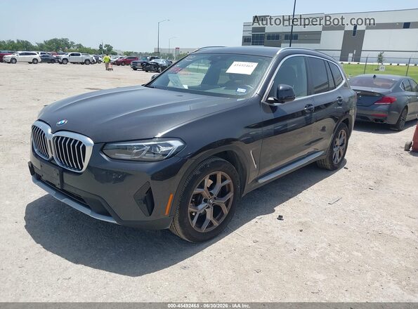 WBX47DP00NN173766 2022 BMW X3 Brown Vista tres cuartos delantera izquierda