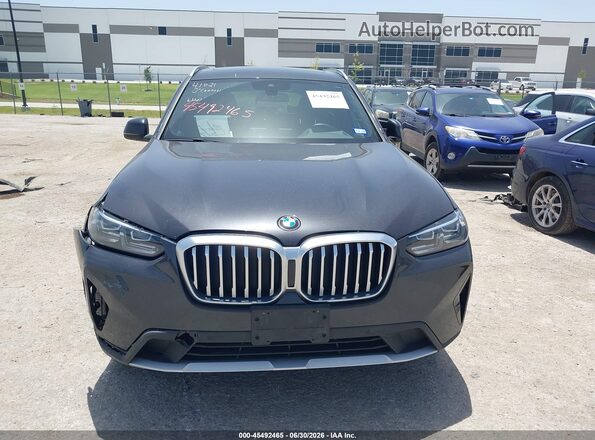 WBX47DP00NN173766 2022 BMW X3 Brown Vista del cuadro de instrumentos