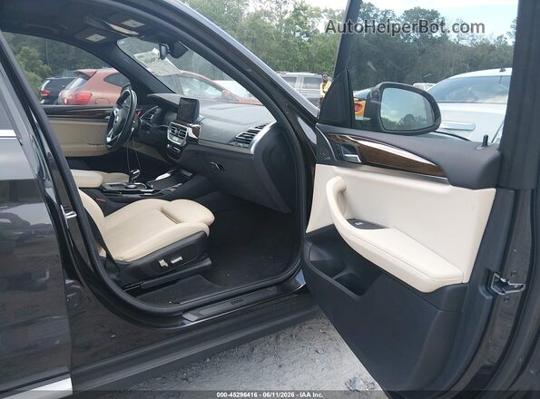 WBX47DP00PN221849 2023 BMW X3 Черный Вид салона спереди