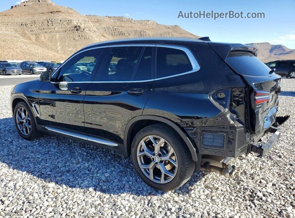 WBX47DP01PN191258 2023 BMW X3 Black Հետևի ձախ