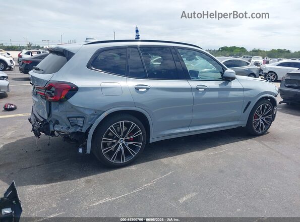 WBX47DP06PN194687 2023 BMW X3 Gray Trasero derecho
