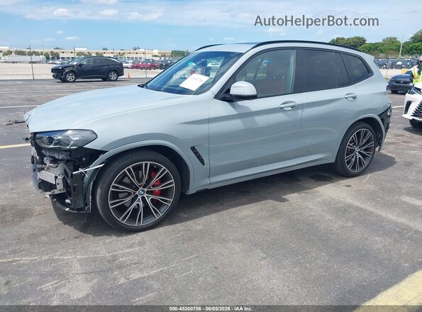 WBX47DP06PN194687 2023 BMW X3 Gray Vista tres cuartos delantera izquierda