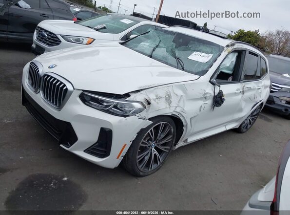 WBX47DP07RN303421 2024 BMW X3 White Vista tres cuartos delantera izquierda