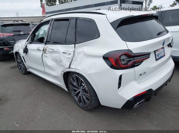 WBX47DP07RN303421 2024 BMW X3 White Trasero izquierdo