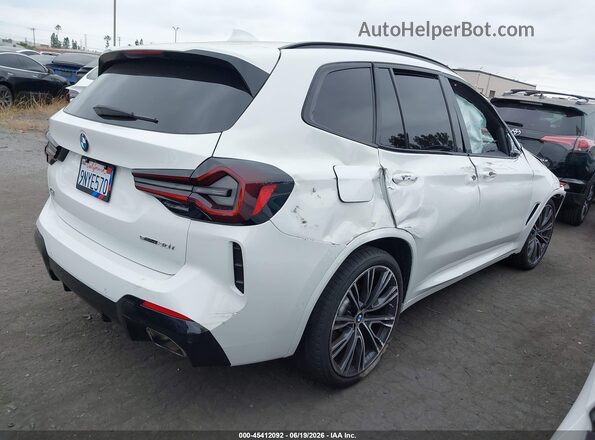 WBX47DP07RN303421 2024 BMW X3 White Trasero derecho
