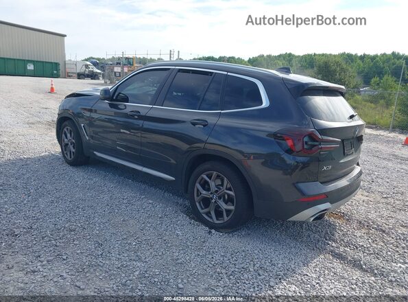 WBX47DP0XNN157249 2022 BMW X3 Gray Задня ліва чверть