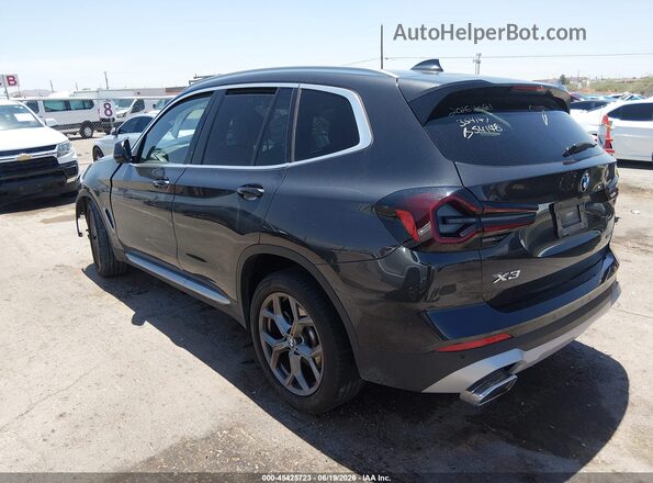 WBX47DP0XNN165416 2022 BMW X3 Black Widok wnętrza z tyłu