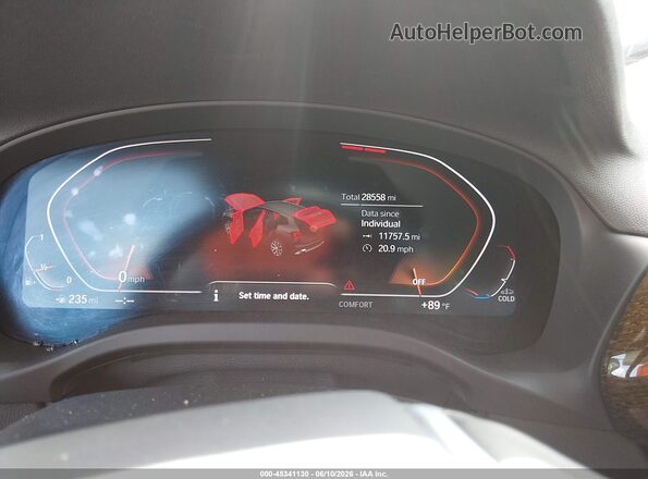 WBX47DP0XPN219008 2023 BMW X3 Черный Вид задних сидений