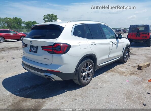 WBX57DP02RN278478 2024 BMW X3 Белый Задняя правая четверть