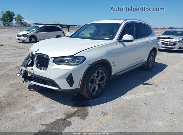 WBX57DP02RN278478 2024 BMW X3 Белый Передняя левая четверть